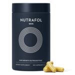 Nutrafol Men's Hair Growth Supplements, Clinically Tested for Visibly Thicker Hair and Scalp Coverage, Dermatologist Recommended - Glass