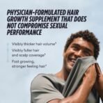 Nutrafol Men's Hair Growth Supplements, Clinically Tested for Visibly Thicker Hair and Scalp Coverage, Dermatologist Recommended - Glass - Image 6
