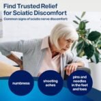 SciatiEase Sciatic Nerve Health Support Supplement - Nerve Support Formula with AlphaPalm, Pea, Vitamin B Complex, Alpha Lipoic Acid 300mg - 120 Capsules - Image 4